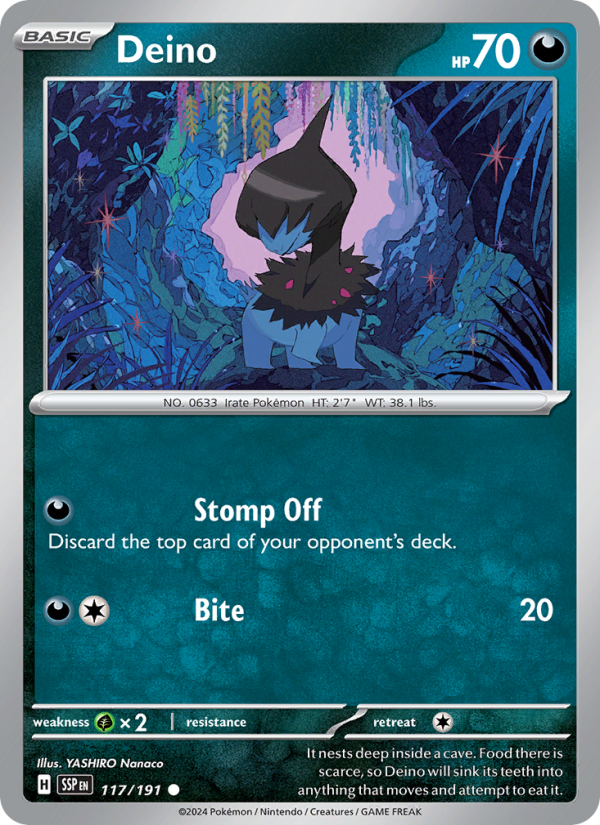 Deino - Pokémon TCG Card