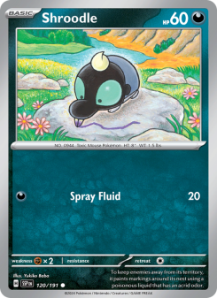 Shroodle - pokemon TCG Card