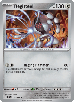 Registeel - pokemon TCG Card