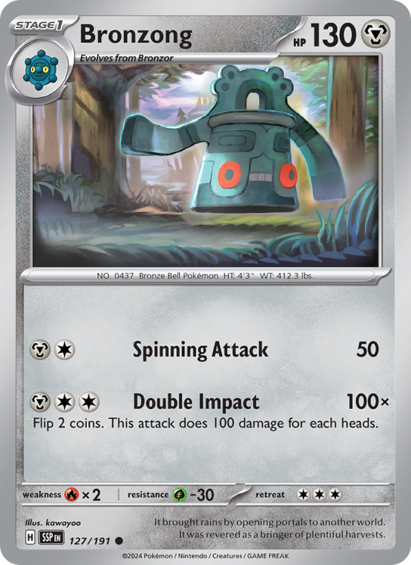 Bronzong - Pokémon TCG Card