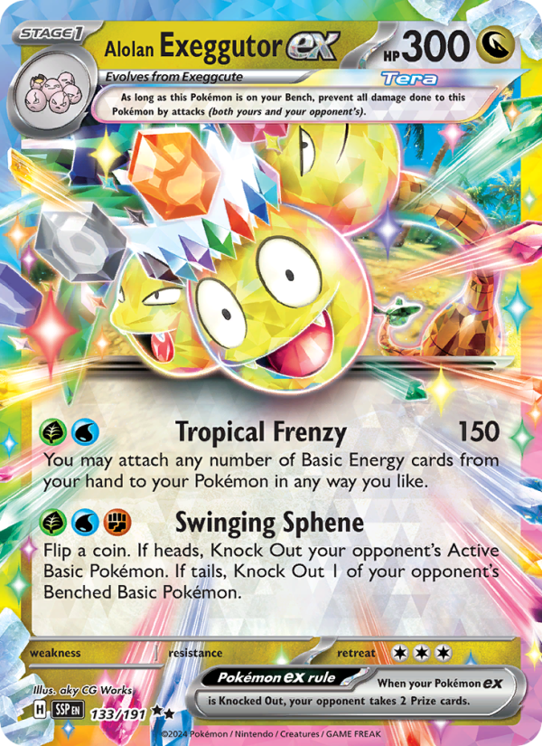 Alolan Exeggutor ex - Pokémon TCG Card