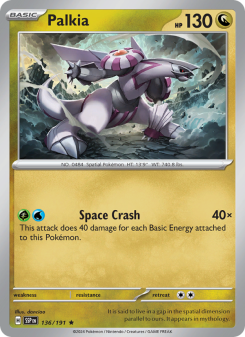Palkia - pokemon TCG Card