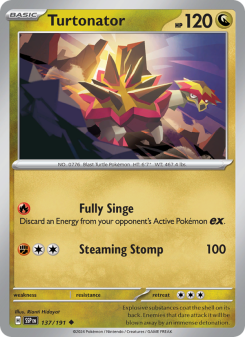 Turtonator - pokemon TCG Card