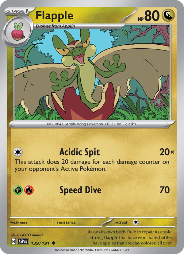 Flapple - Pokémon TCG Card