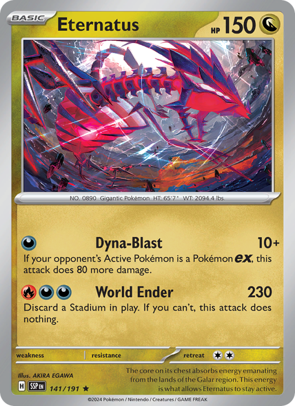 Eternatus - Pokémon TCG Card