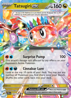Tatsugiri ex - pokemon TCG Card