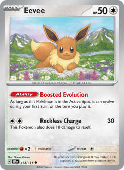 Eevee - pokemon TCG Card