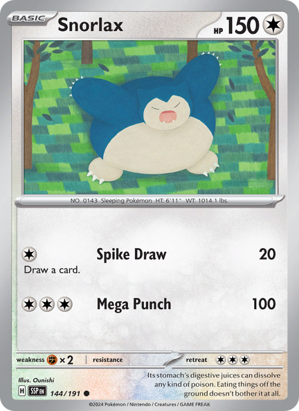 Snorlax - Pokémon TCG Card