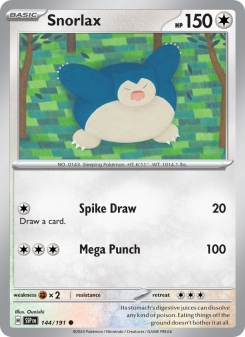Snorlax - pokemon TCG Card