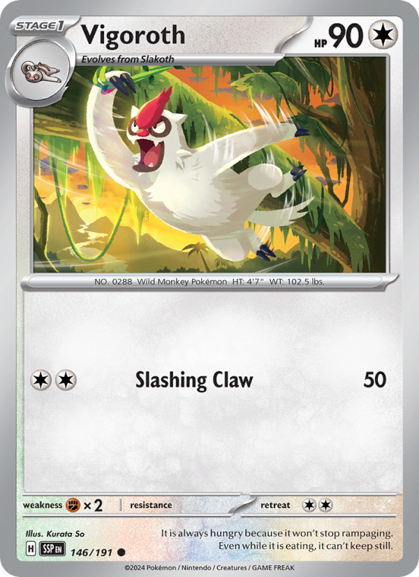 Vigoroth - Pokémon TCG Card