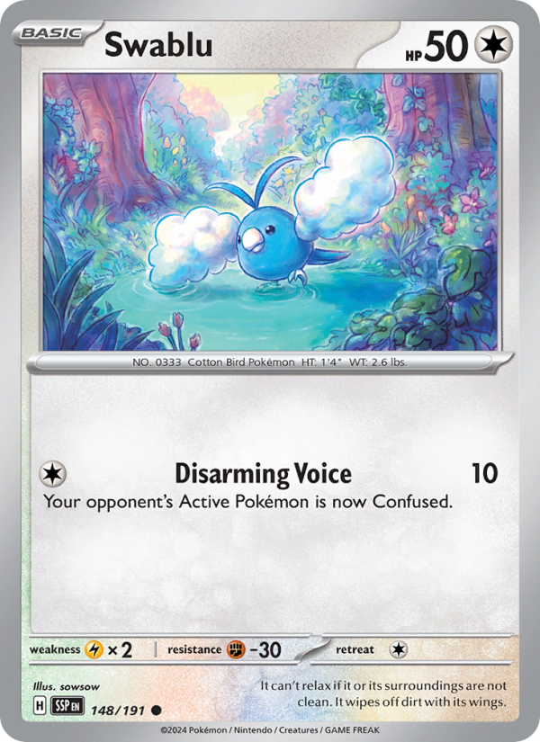 Swablu - Pokémon TCG Card