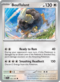 Bouffalant - pokemon TCG Card