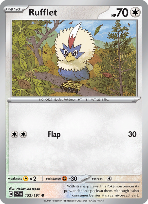Rufflet - Pokémon TCG Card
