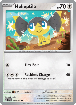 Helioptile - pokemon TCG Card