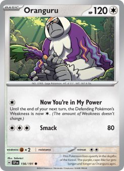 Oranguru - pokemon TCG Card