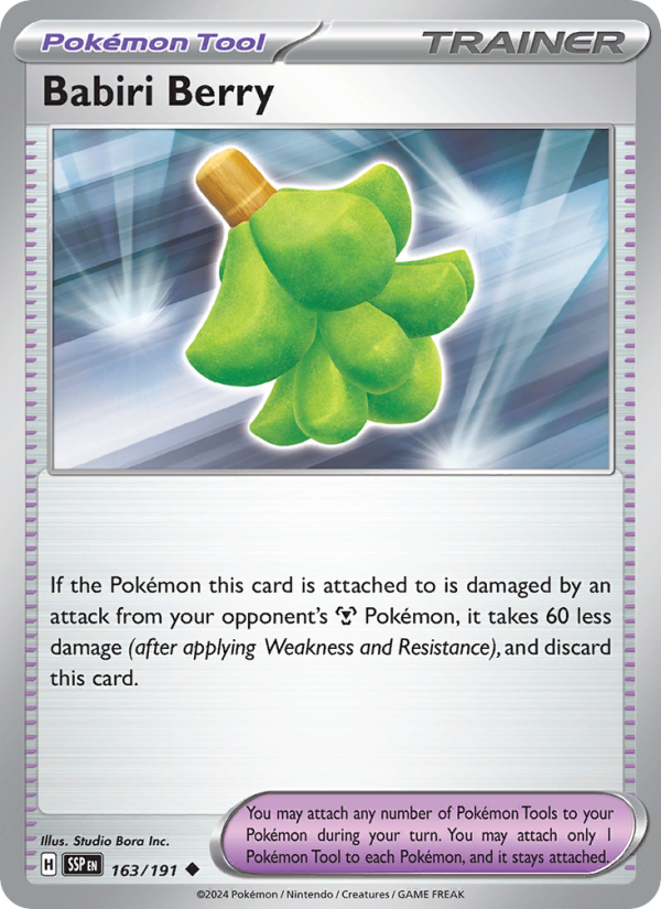 Babiri Berry - Pokémon TCG Card