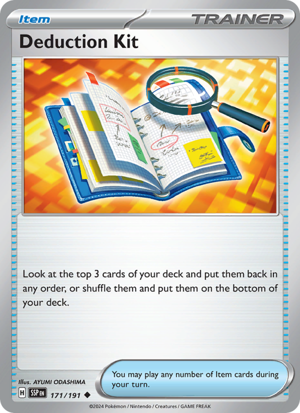 Deduction Kit - Pokémon TCG Card