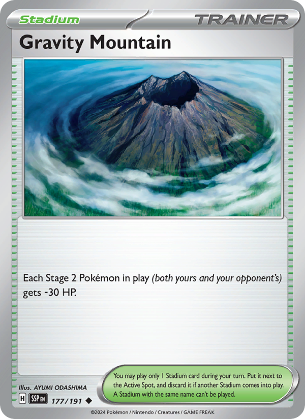 Gravity Mountain - Pokémon TCG Card