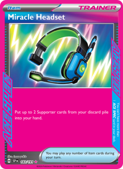 Miracle Headset - pokemon TCG Card