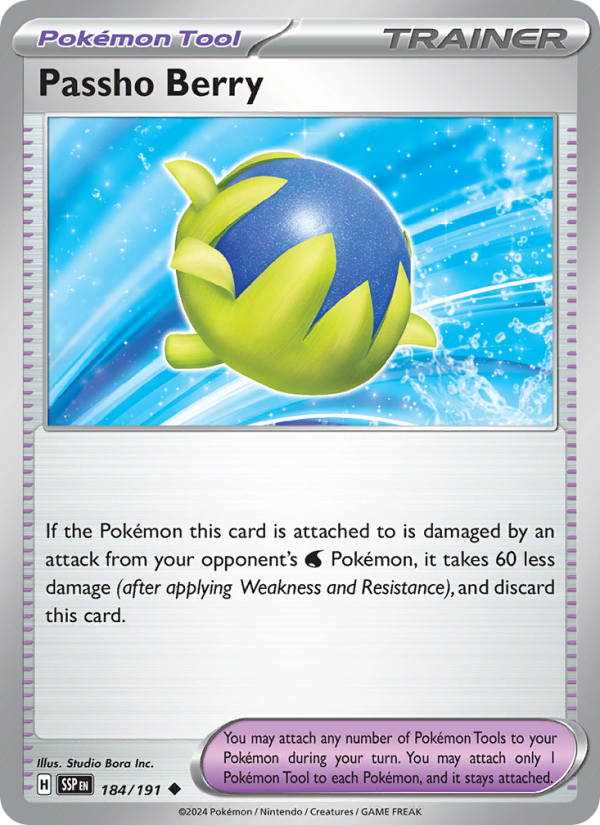 Passho Berry - Pokémon TCG Card