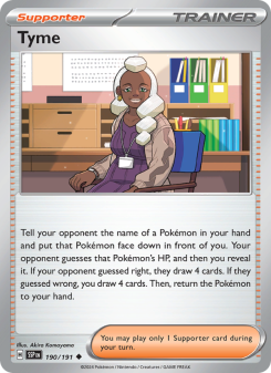 Tyme - pokemon TCG Card