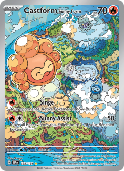 Castform Sunny Form - pokemon TCG Card