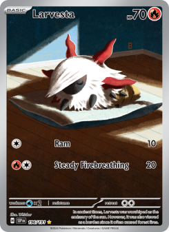 Larvesta - pokemon TCG Card