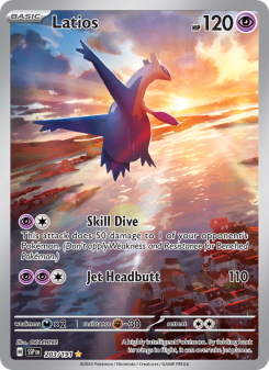Latios - pokemon TCG Card