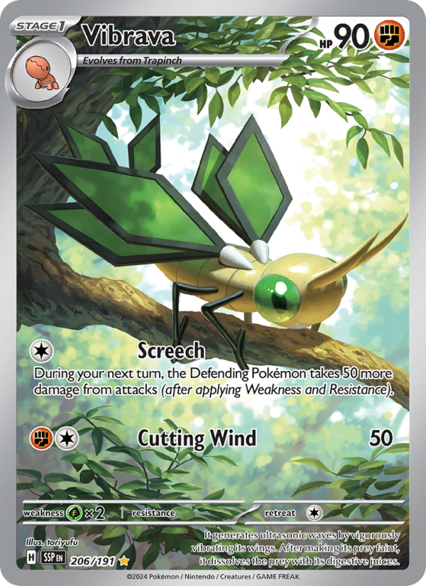 Vibrava - Pokémon TCG Card