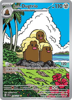 Alolan Dugtrio - pokemon TCG Card