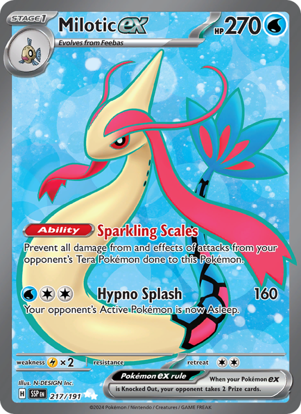 Milotic ex - Pokémon TCG Card