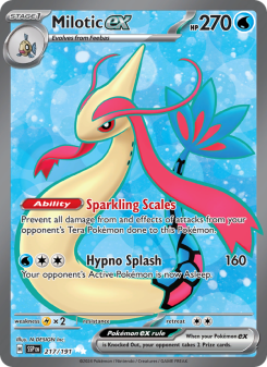 Milotic ex - pokemon TCG Card