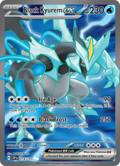 Black Kyurem ex - pokemon TCG Card