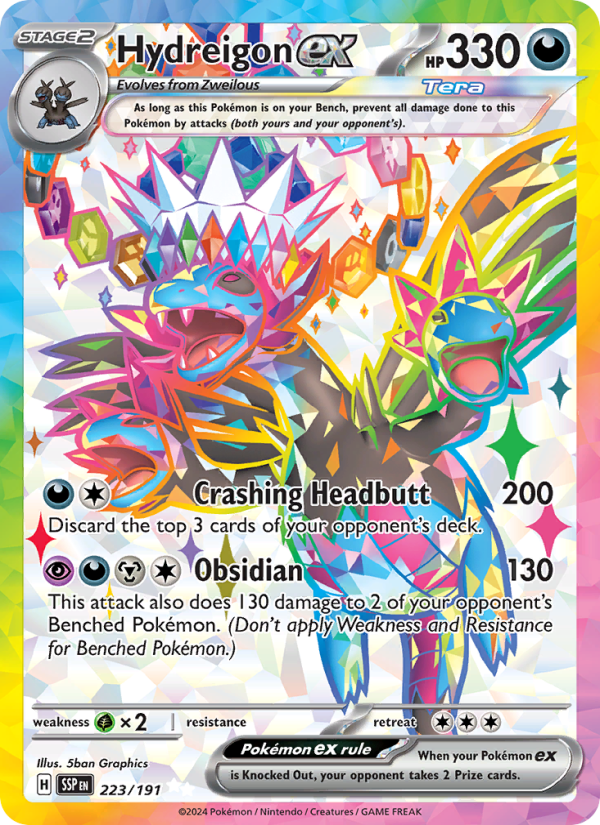 Hydreigon ex - Pokémon TCG Card