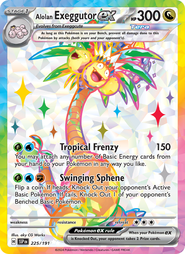 Alolan Exeggutor ex - Pokémon TCG Card