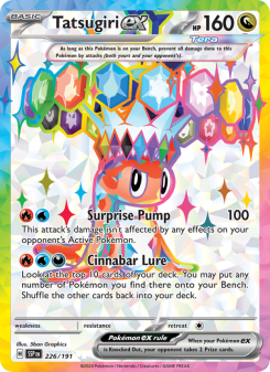 Tatsugiri ex - pokemon TCG Card