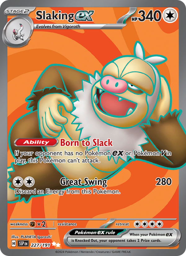 Slaking ex - Pokémon TCG Card