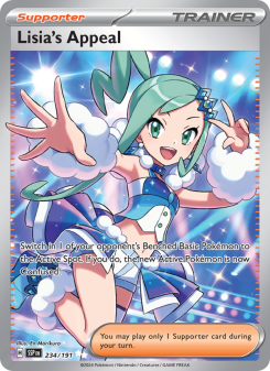 Lisia's Appeal - pokemon TCG Card
