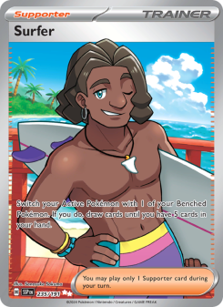 Surfer - pokemon TCG Card