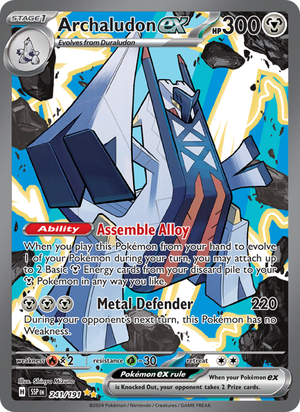 Archaludon ex - Pokémon TCG Card