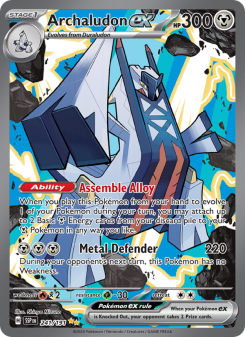 Archaludon ex - pokemon TCG Card