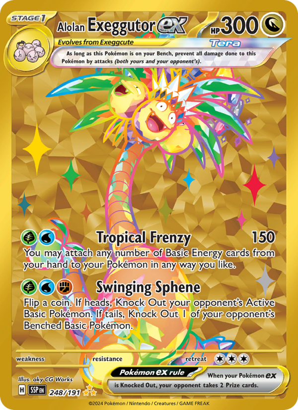 Alolan Exeggutor ex - Pokémon TCG Card