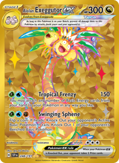 Alolan Exeggutor ex - pokemon TCG Card