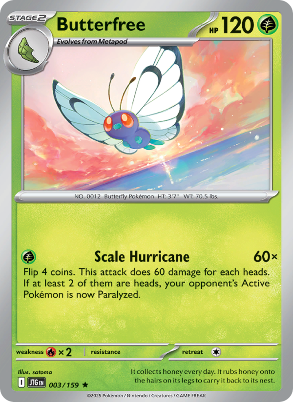Butterfree - Pokémon TCG Card