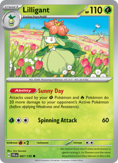 Lilligant - pokemon TCG Card