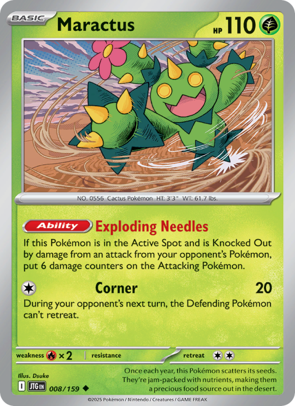 Maractus - Pokémon TCG Card