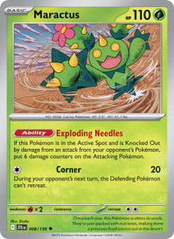 Maractus - pokemon TCG Card