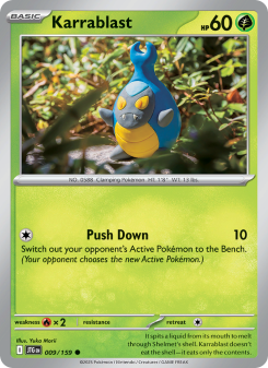 Karrablast - pokemon TCG Card