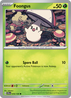 Foongus - pokemon TCG Card