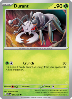 Durant - pokemon TCG Card